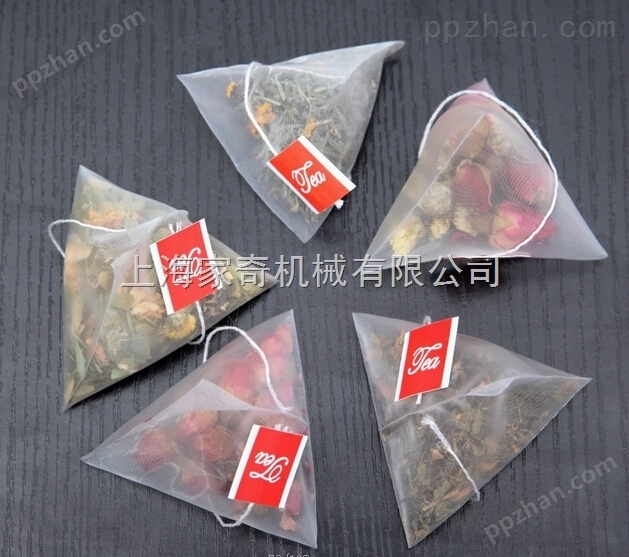 三角袋茶叶包装机 *低价供应茶包包材尼龙网布